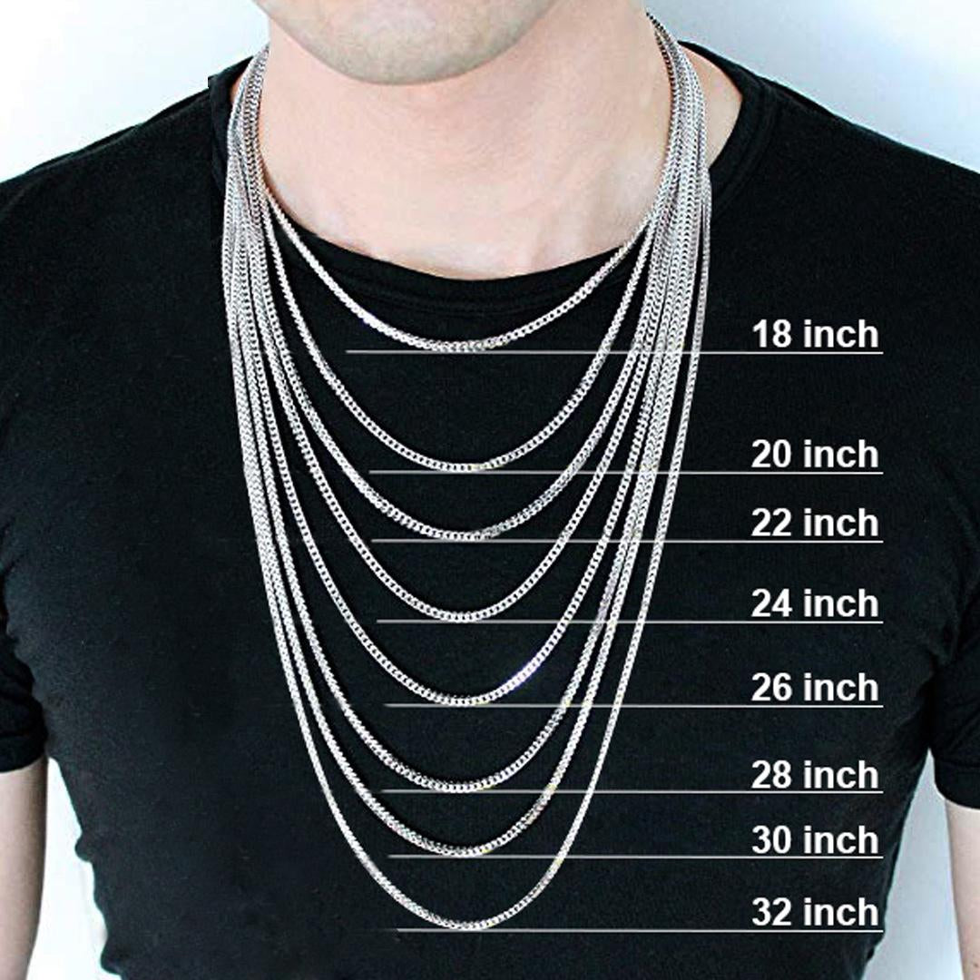 Men's 10mm Stainless Steel Cuban Link Chain Necklace, 18-Inch Hip Hop Jewelry