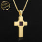 Cross Necklace with a Mini Bible - Pure Cross Pendant (22Mm)