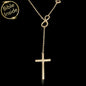 Infinity Cross Y Necklace with Nano Bible - Forever Faith Necklace